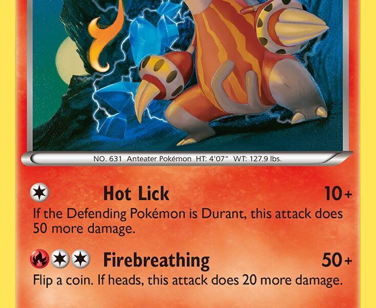 Heatmor Pokemon Kaart