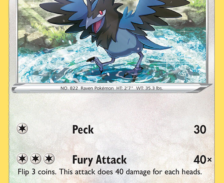 Corvisquire Pokemon Kaart