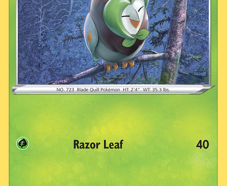 Dartrix Pokemon Kaart