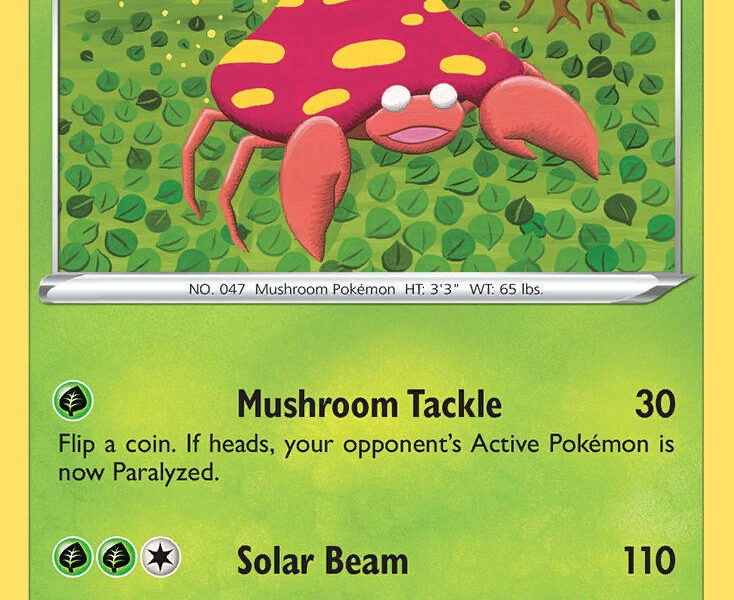 Parasect Pokemon Kaart
