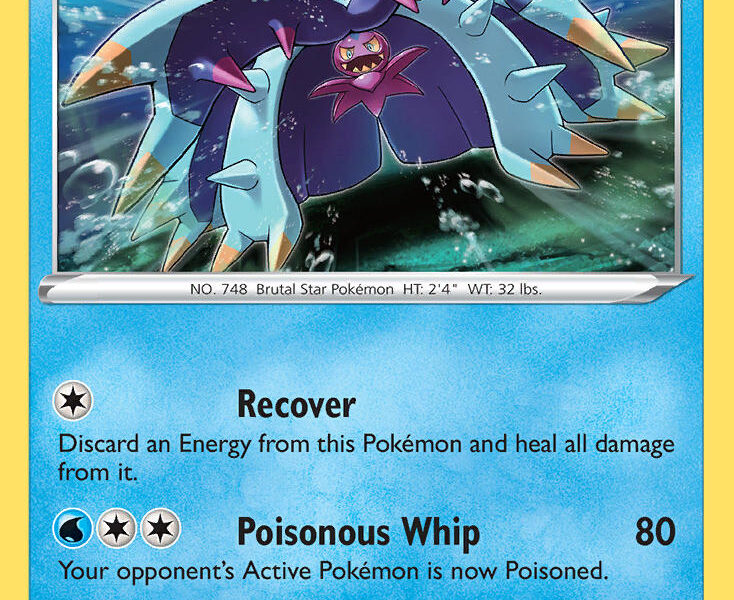 Toxapex Pokemon Kaart
