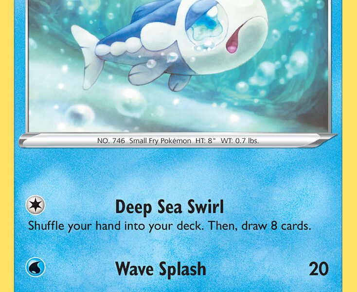 Wishiwashi Pokemon Kaart