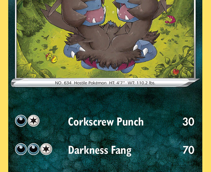 Zweilous Pokemon Kaart