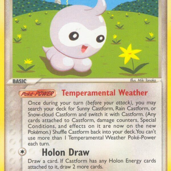 Castform Pokemon Kaart