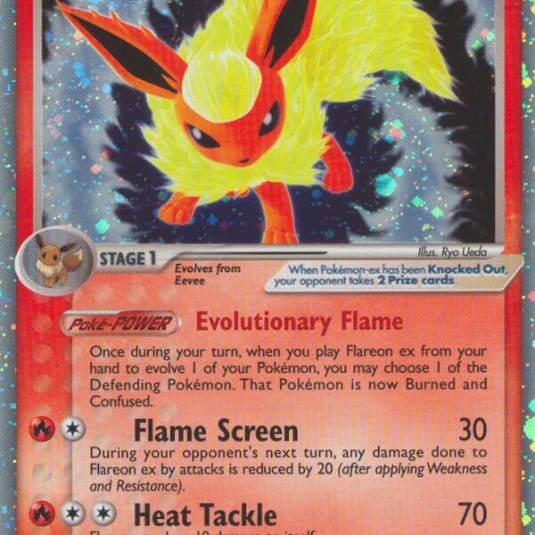 Flareon ex Pokemon Kaart