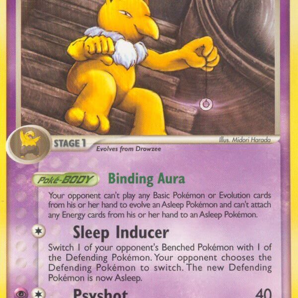 Hypno Pokemon Kaart