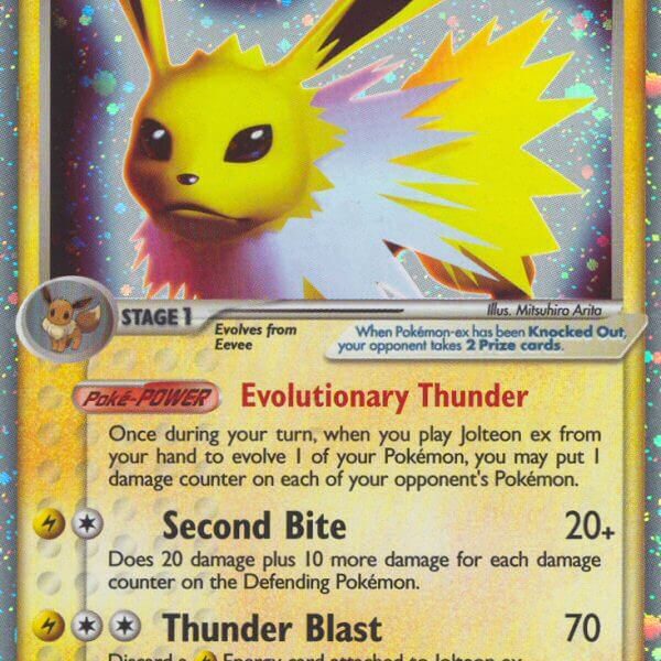 Jolteon ex Pokemon Kaart
