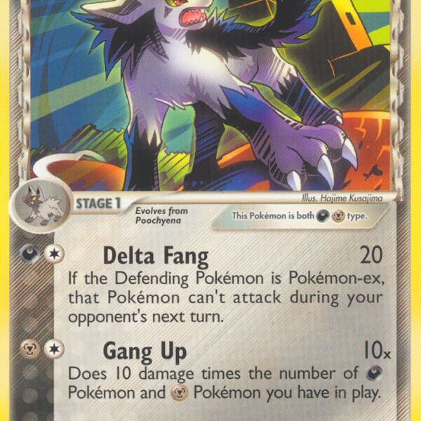 Mightyena Pokemon Kaart