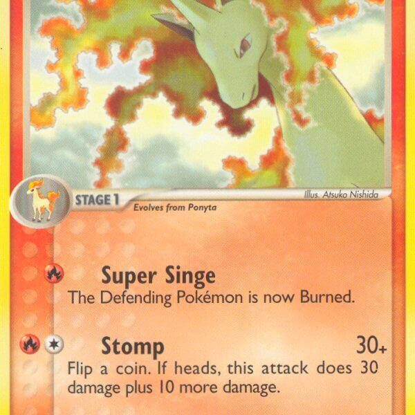 Rapidash Pokemon Kaart