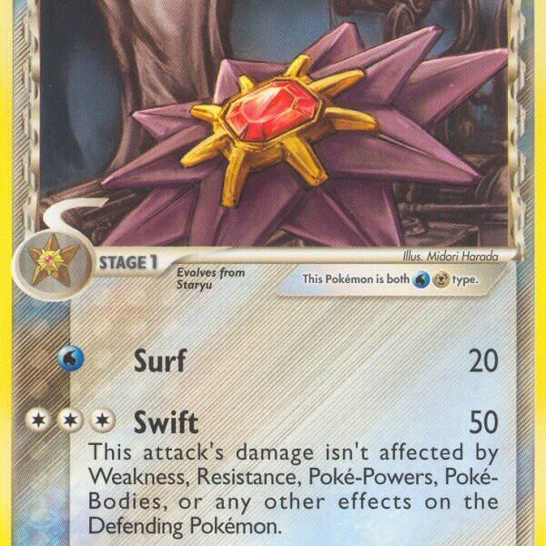 Starmie Pokemon Kaart