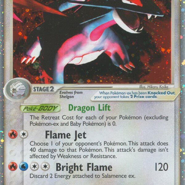 Salamence ex Pokemon Kaart