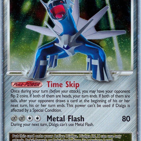 Dialga LV.X Pokemon Kaart