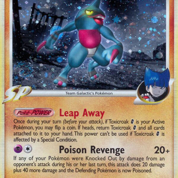Toxicroak G Pokemon Kaart