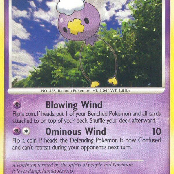 Drifloon Pokemon Kaart