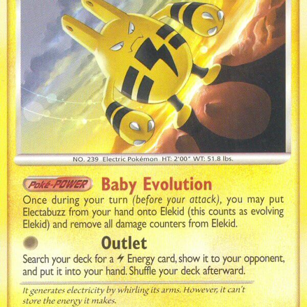 Elekid Pokemon Kaart
