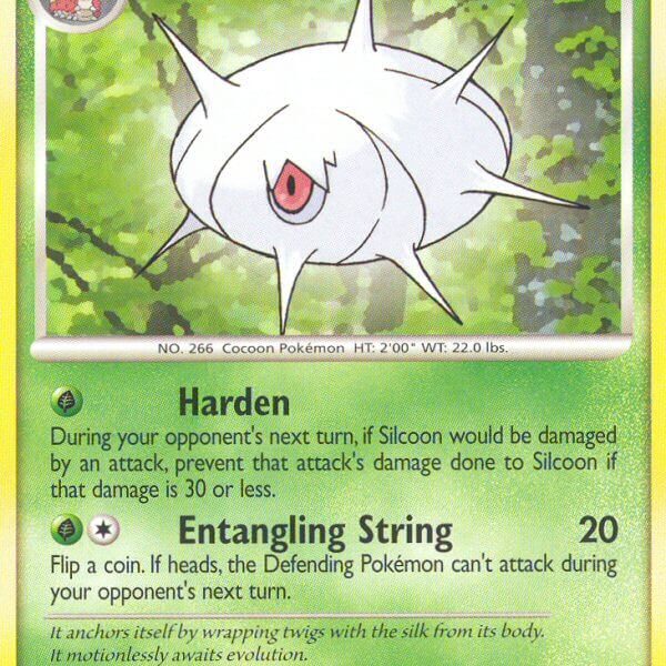 Silcoon Pokemon Kaart