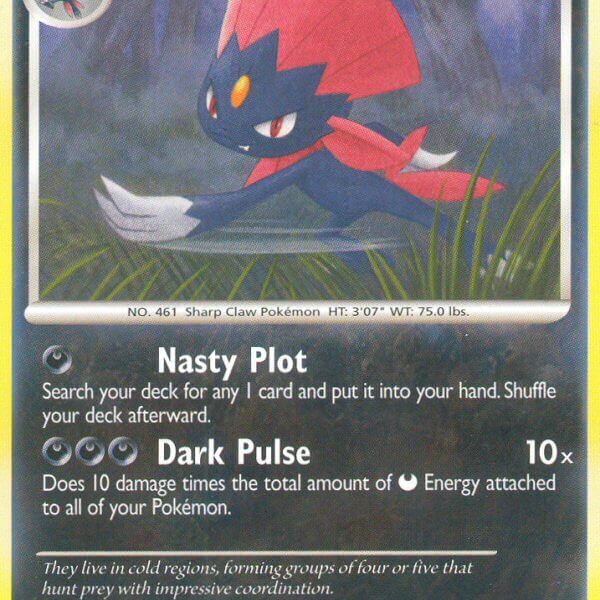 Weavile Pokemon Kaart