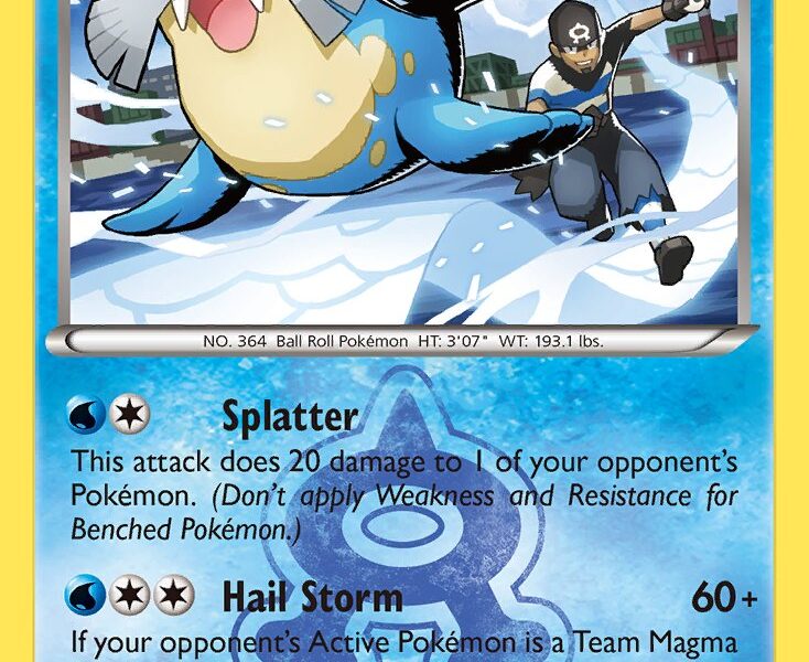Team Aqua’s Sealeo Pokemon Kaart