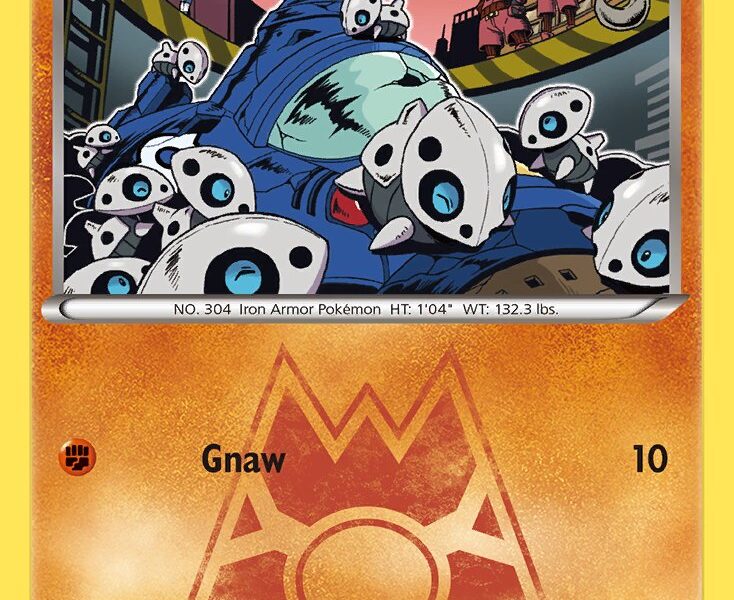 Team Magma’s Aron Pokemon Kaart