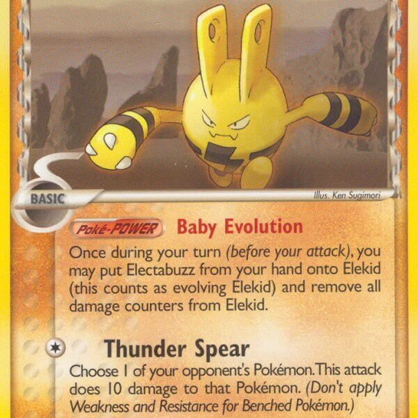 Elekid Pokemon Kaart