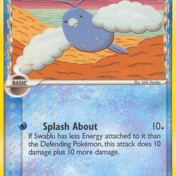 Swablu Pokemon Kaart
