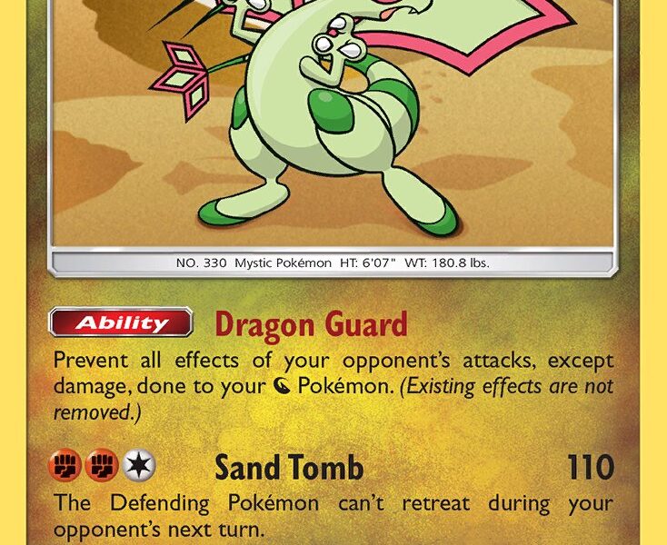 Flygon Pokemon Kaart