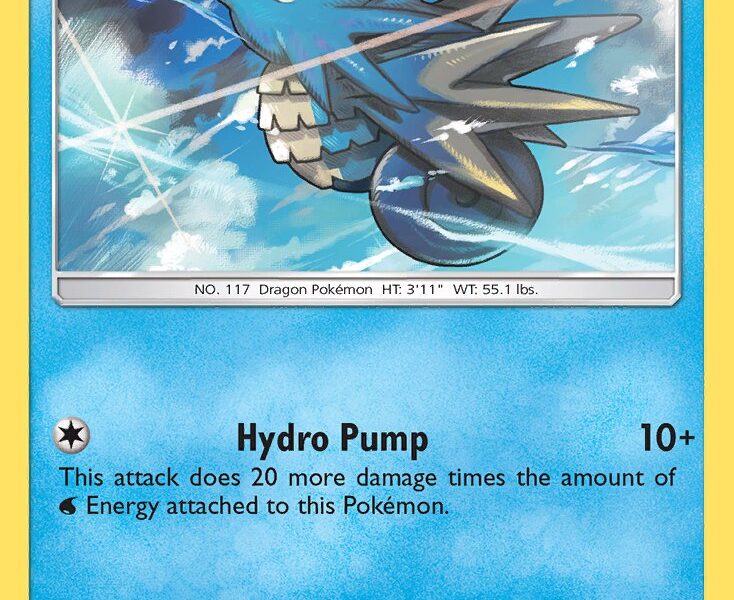 Seadra Pokemon Kaart