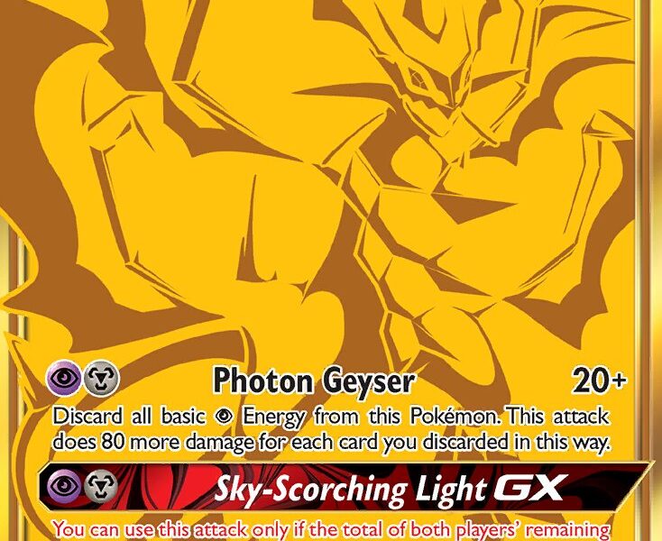 Ultra Necrozma-GX Pokemon Kaart