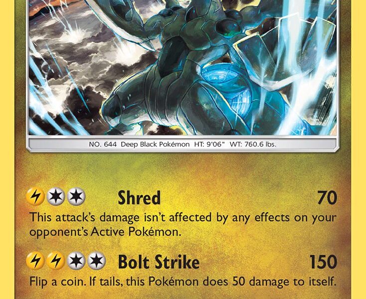 Zekrom Pokemon Kaart