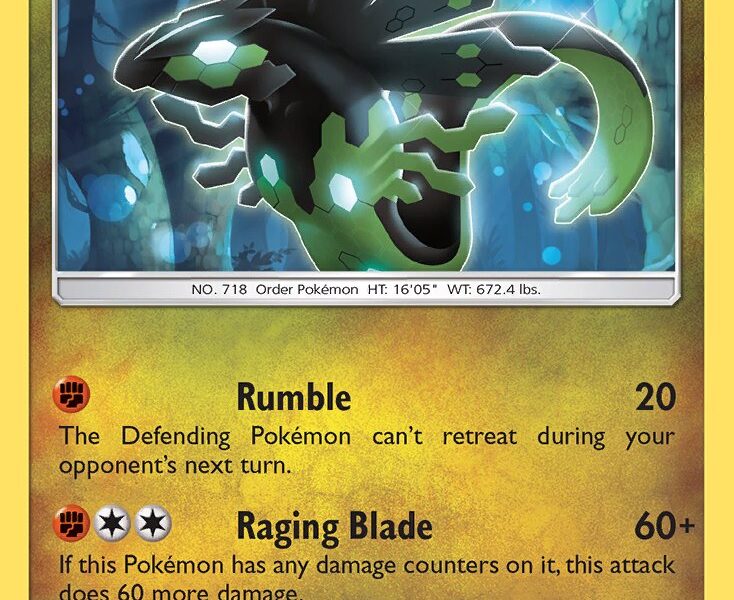 Zygarde Pokemon Kaart