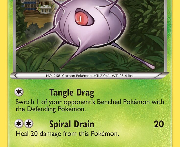 Cascoon Pokemon Kaart