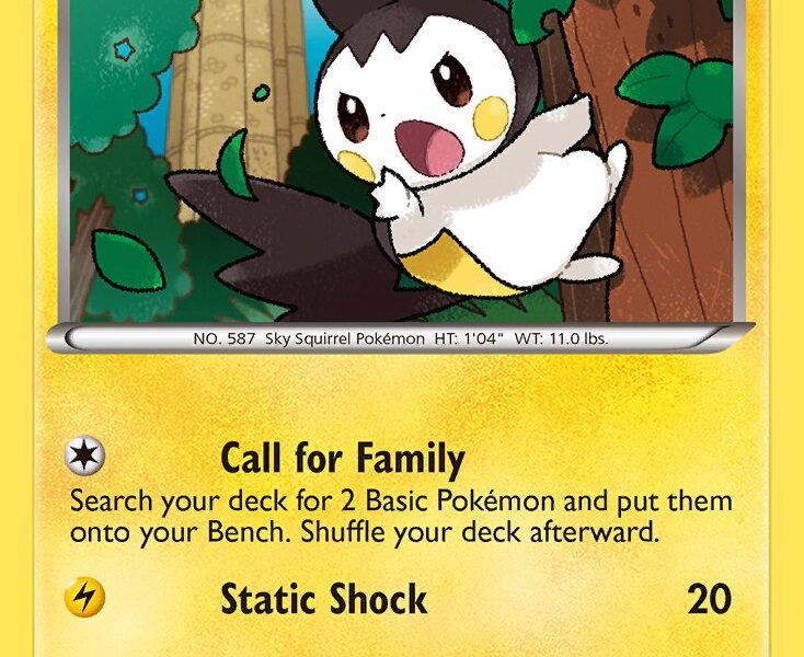 Emolga Pokemon Kaart