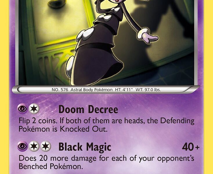 Gothitelle Pokemon Kaart