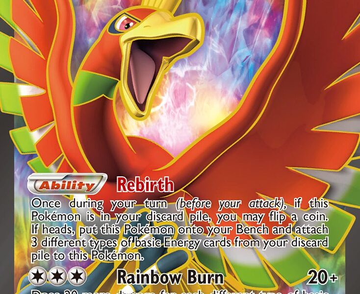 Ho-Oh-EX Pokemon Kaart