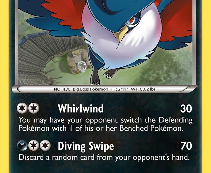 Honchkrow Pokemon Kaart