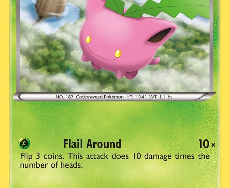 Hoppip Pokemon Kaart
