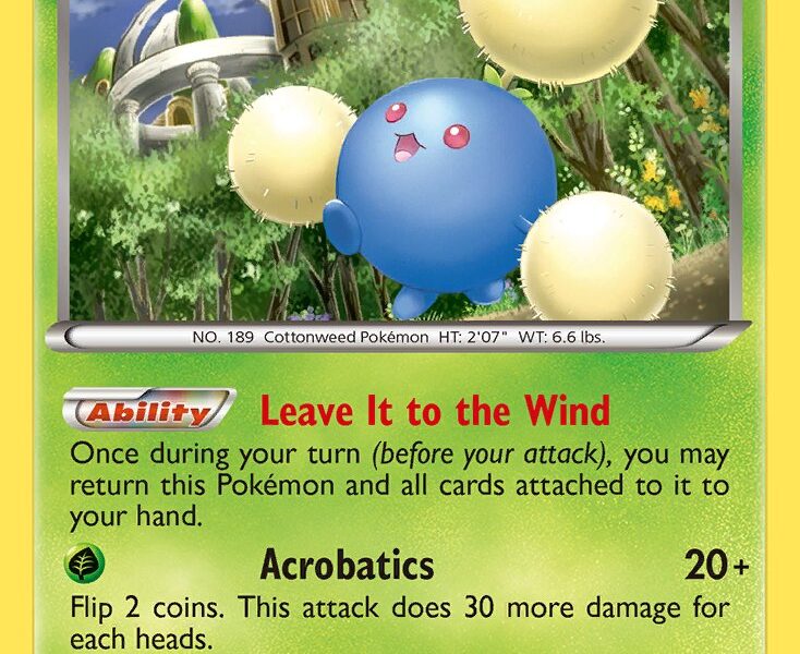 Jumpluff Pokemon Kaart