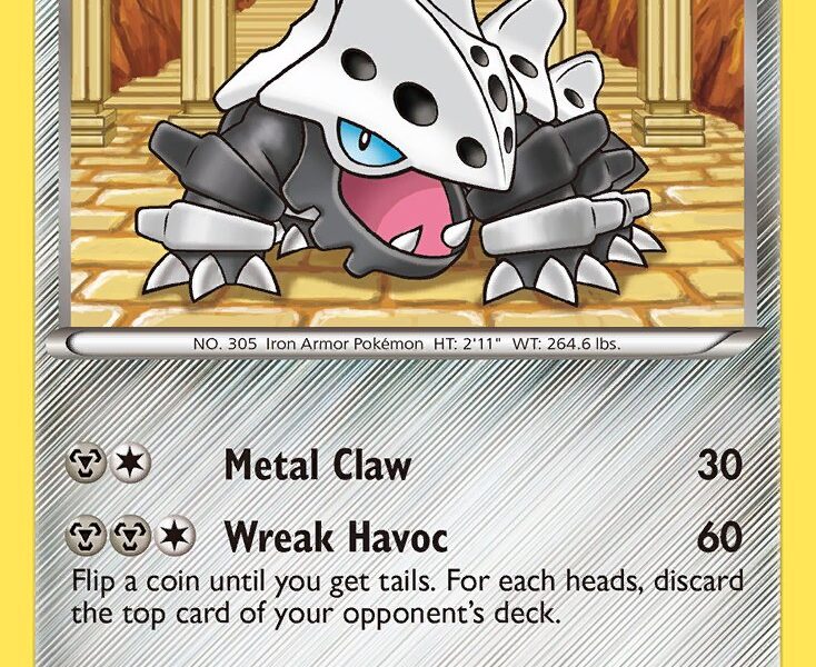 Lairon Pokemon Kaart
