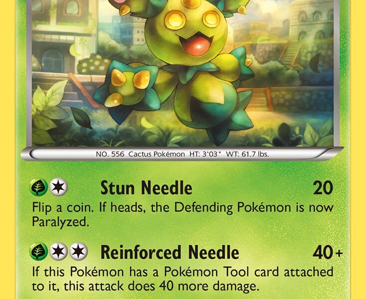 Maractus Pokemon Kaart
