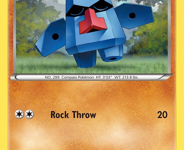 Nosepass Pokemon Kaart