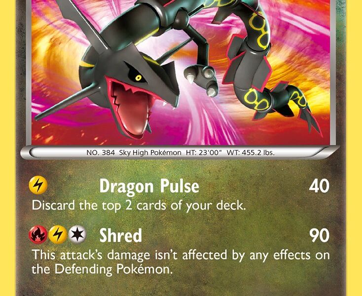 Rayquaza Pokemon Kaart