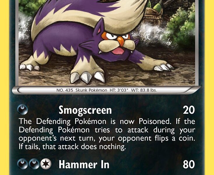 Skuntank Pokemon Kaart