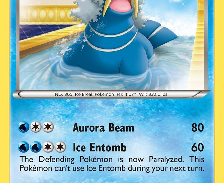 Walrein Pokemon Kaart