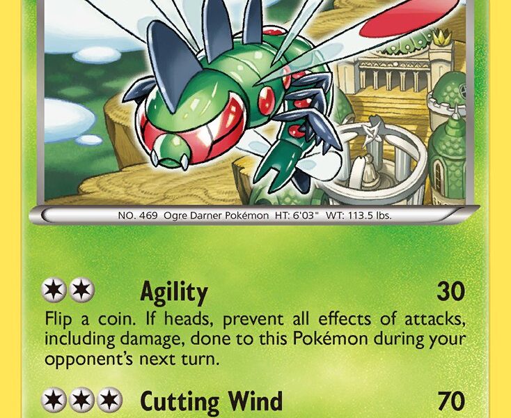 Yanmega Pokemon Kaart