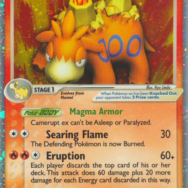 Camerupt ex Pokemon Kaart