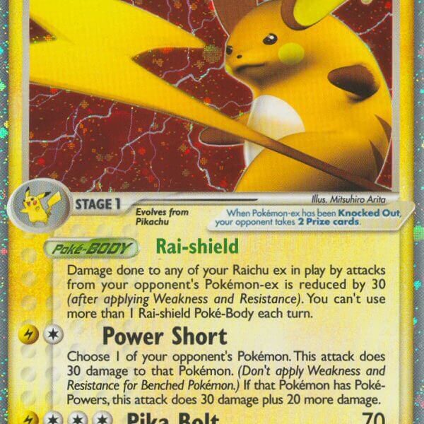 Raichu ex Pokemon Kaart