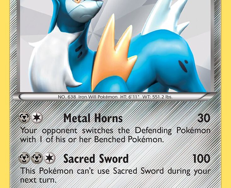 Cobalion Pokemon Kaart