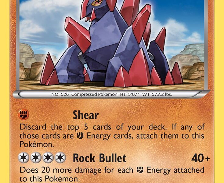 Gigalith Pokemon Kaart