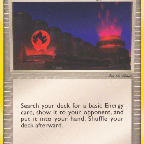 Energy Search Pokemon Kaart
