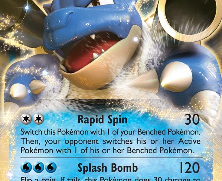 Blastoise-EX Pokemon Kaart
